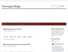 Tablet Screenshot of norwegianridge.com